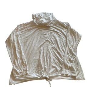 Beyond Yoga Cream Long Sleeve hoodie Tee